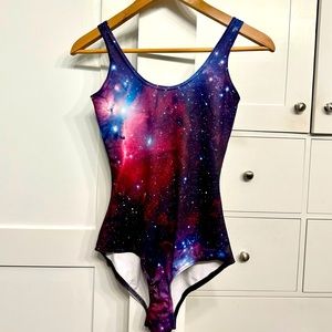 Blackmilk Clothing Galaxy Bathing Suit — size small